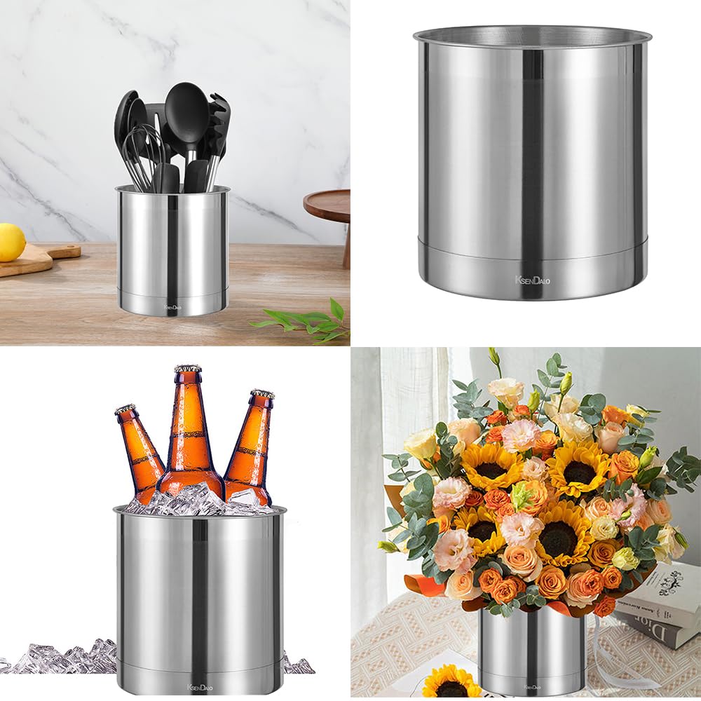 KSENDALO weighted base prevents tipping during busy cooking sessions.