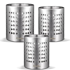 KSENDALO utensils holder multipurpose caddy keeps spoons, spatulas, and silverware within reach.
