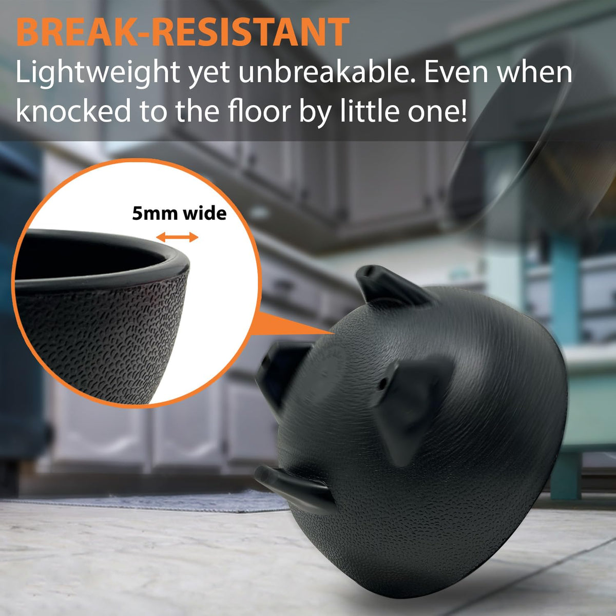 KSEV bowls are BPA-free and dishwasher safe for easy care.