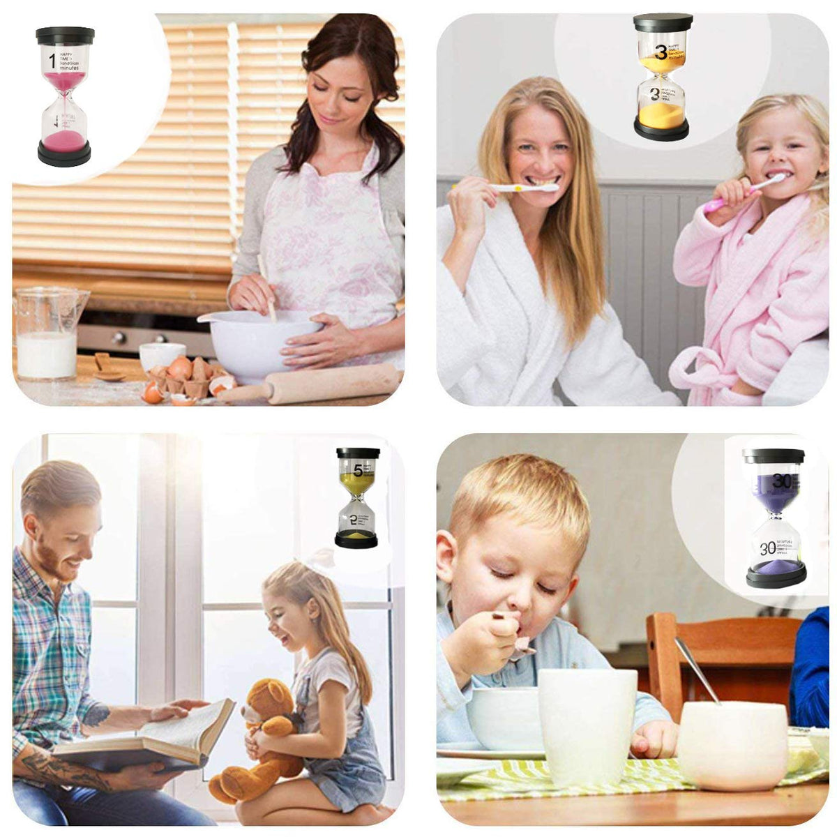 KSM UP sand timer 30 minutes; suits longer tasks and breaks.