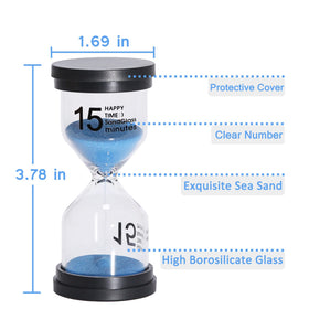 KSM UP sand timer 3 minutes; great for classroom activities.