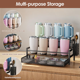 Kssiaz side box stores cup accessories and small items