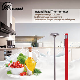 KT THERMO color-partitioned dial helps you read temperatures at a glance.