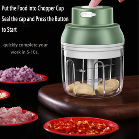 KT-GARY detachable blade unit simplifies thorough cleaning after chopping.