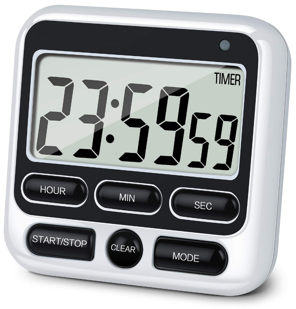 KTKUDY digital timer with magnetic back for easy placement and quick access