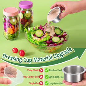 KTKUDY leakproof lunch jar in bag to prevent spills during travel.