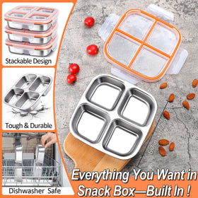 KTKUDY stainless lunch box is durable and odor-resistant for daily use.