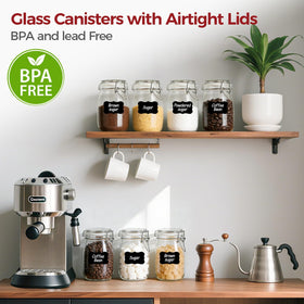 KTMAMA glass jar designed for cookies and snacks, keeping crunch intact.