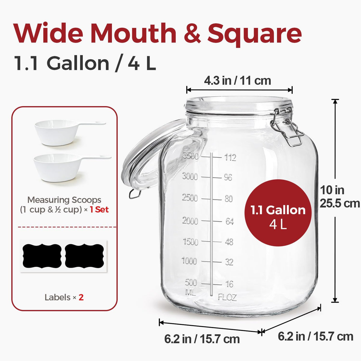 KTMAMA dual measuring scoops aid precise portions for baking ingredients.