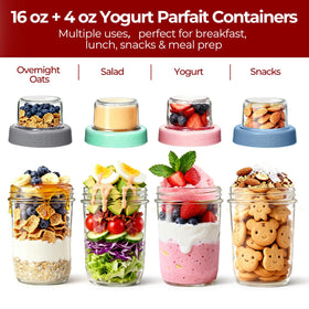 KTMAMA glass containers resist staining and odors for quick cleaning.