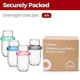 KTMAMA reusable containers suit overnight oats and fruit-and-granola meals.
