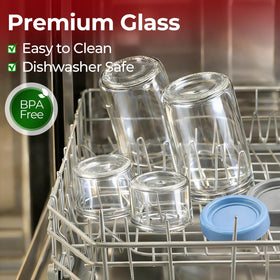 KTMAMA 16+4oz capacity cups support breakfast, snacks, and meal prep.