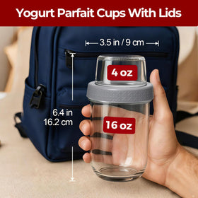 KTMAMA cups with separate dry and wet compartments preserve toppings.