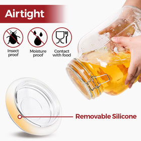 KTMAMA 4.3-inch wide mouth simplifies filling and scooping tasks.
