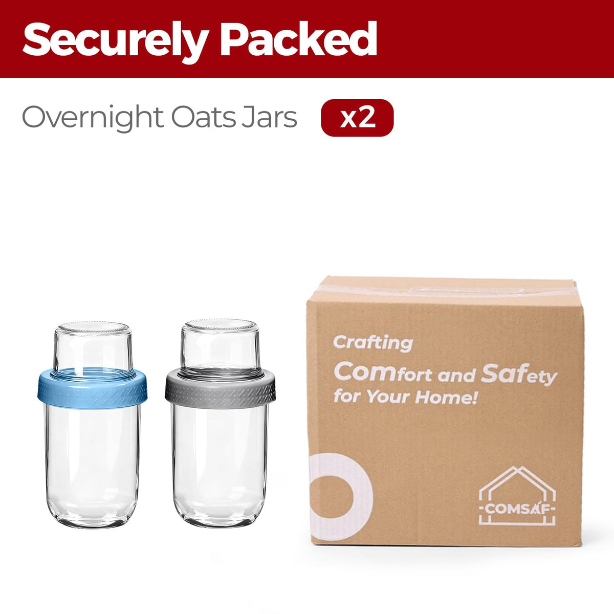 KTMAMA blue-grey pack-ready parfait cups for work or school.