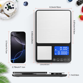 KUAIVO dual-display setup streamlines prep for baking and coffee.
