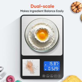 KUAIVO dual-platform scale secondary plate for tiny portions and precision.