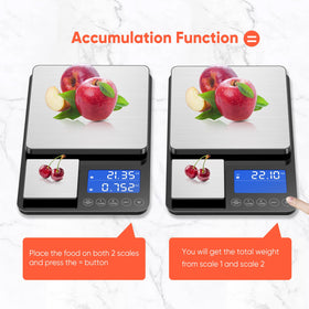 KUAIVO ultra-precise readings for small ingredients like yeast or spices.