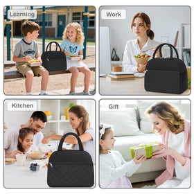 KUBYA lunch bag carry handle provides comfortable everyday transport.