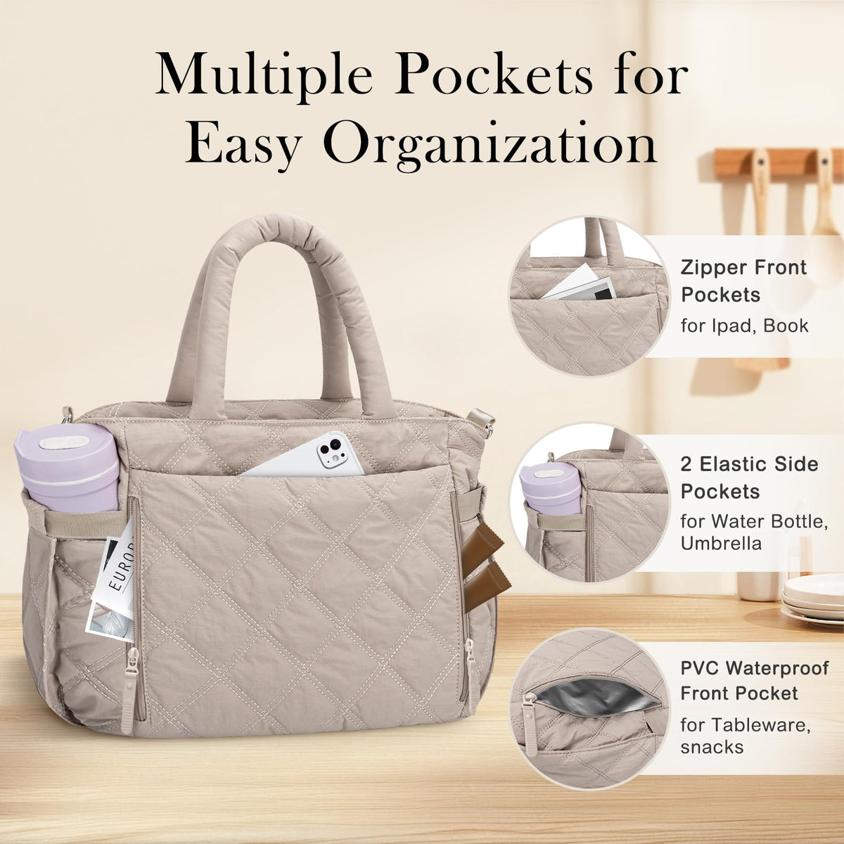 KUBYA leakproof interior prevents spills and odors.