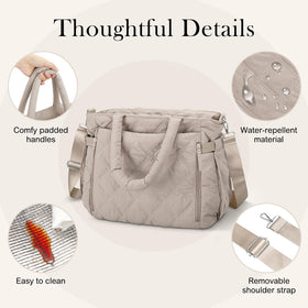 KUBYA tote style design suitable for work and travel.