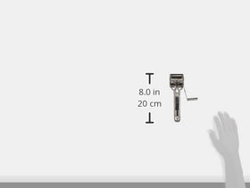 Küchenprofi ergonomic design suitable for both left- and right-handed use.
