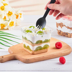 Kucoele stackable cups save space in kitchen and buffet setups.