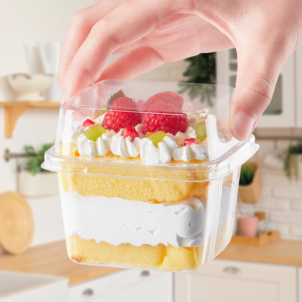 Kucoele 4.5-inch sporks provide quick serving for desserts.