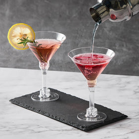 Kucoele two-assembly cups allow tall or short cocktail options