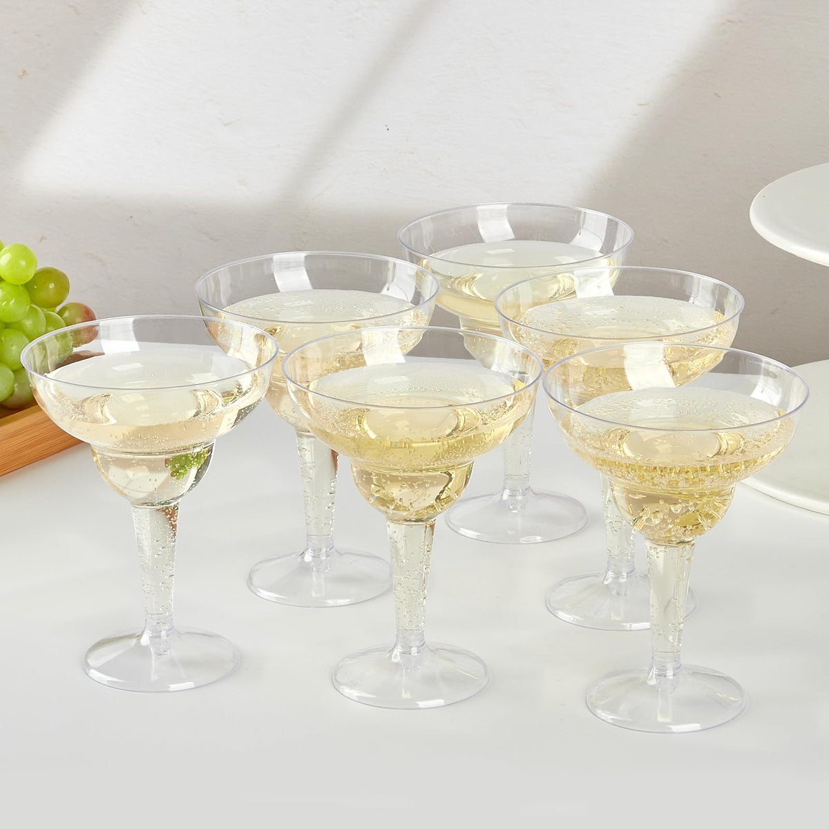 Kucoele wedding party plastic glasses offer a reliable disposable option for celebrations