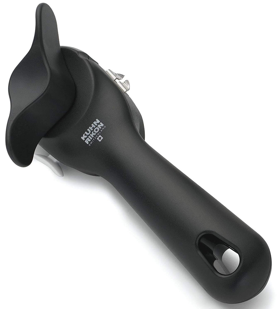 Kuhn Rikon Auto Safety LidLifter can opener delivers safe, smooth-edge openings.