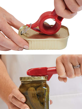 Kuhn Rikon Auto Safety Master Opener dimensions 9-by-2.75 inches