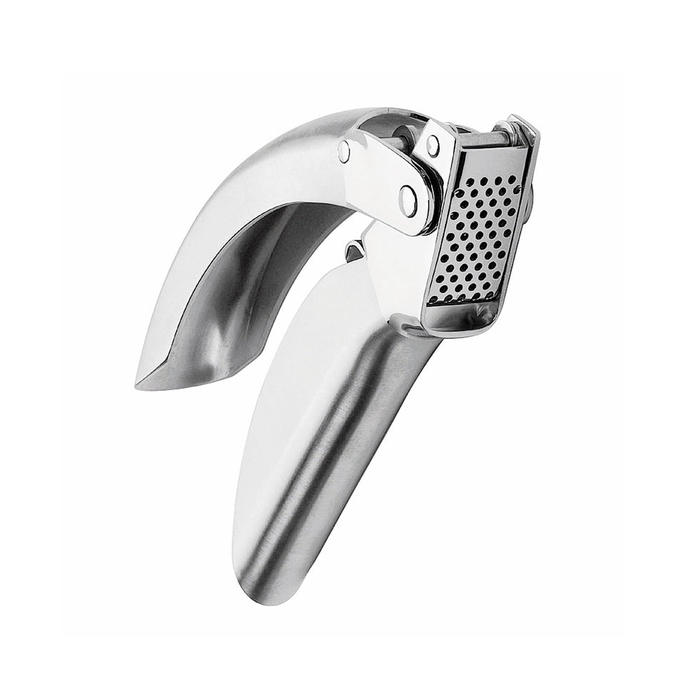 Kuhn Rikon Epicurean Garlic Press with ergonomic lever for effortless mincing.