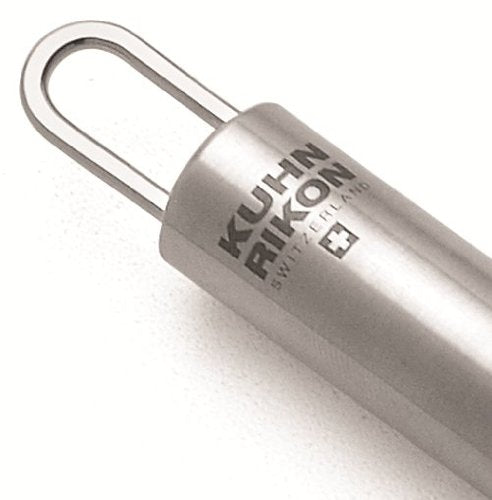 Kuhn Rikon julienne peeler durable stainless steel construction for long-lasting use.