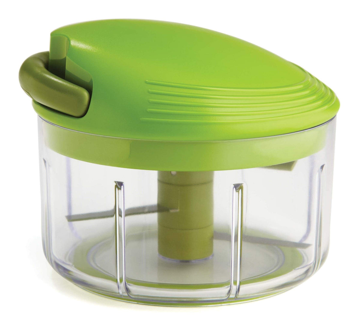 Kuhn Rikon Pull Chop chopper, green, 2-cup assembly for quick prep