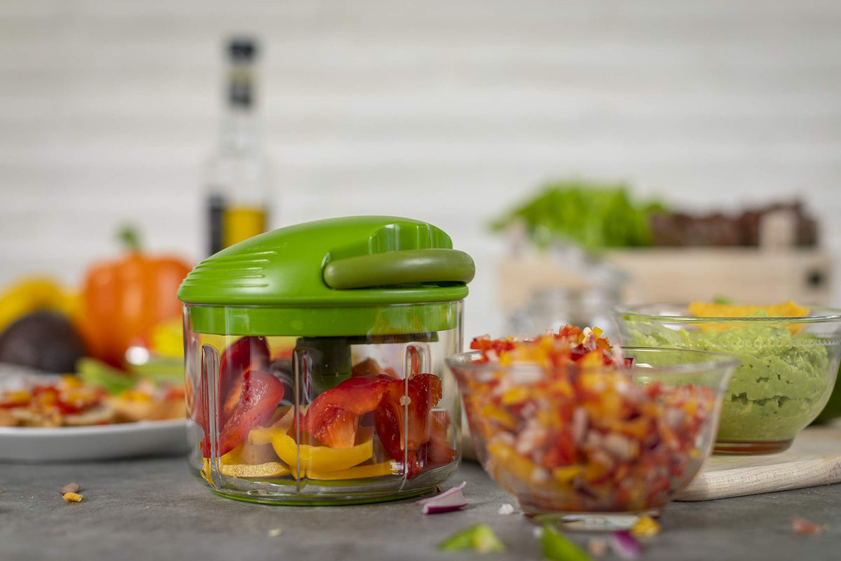 Kuhn Rikon Pull Chop for dips and dressings prep