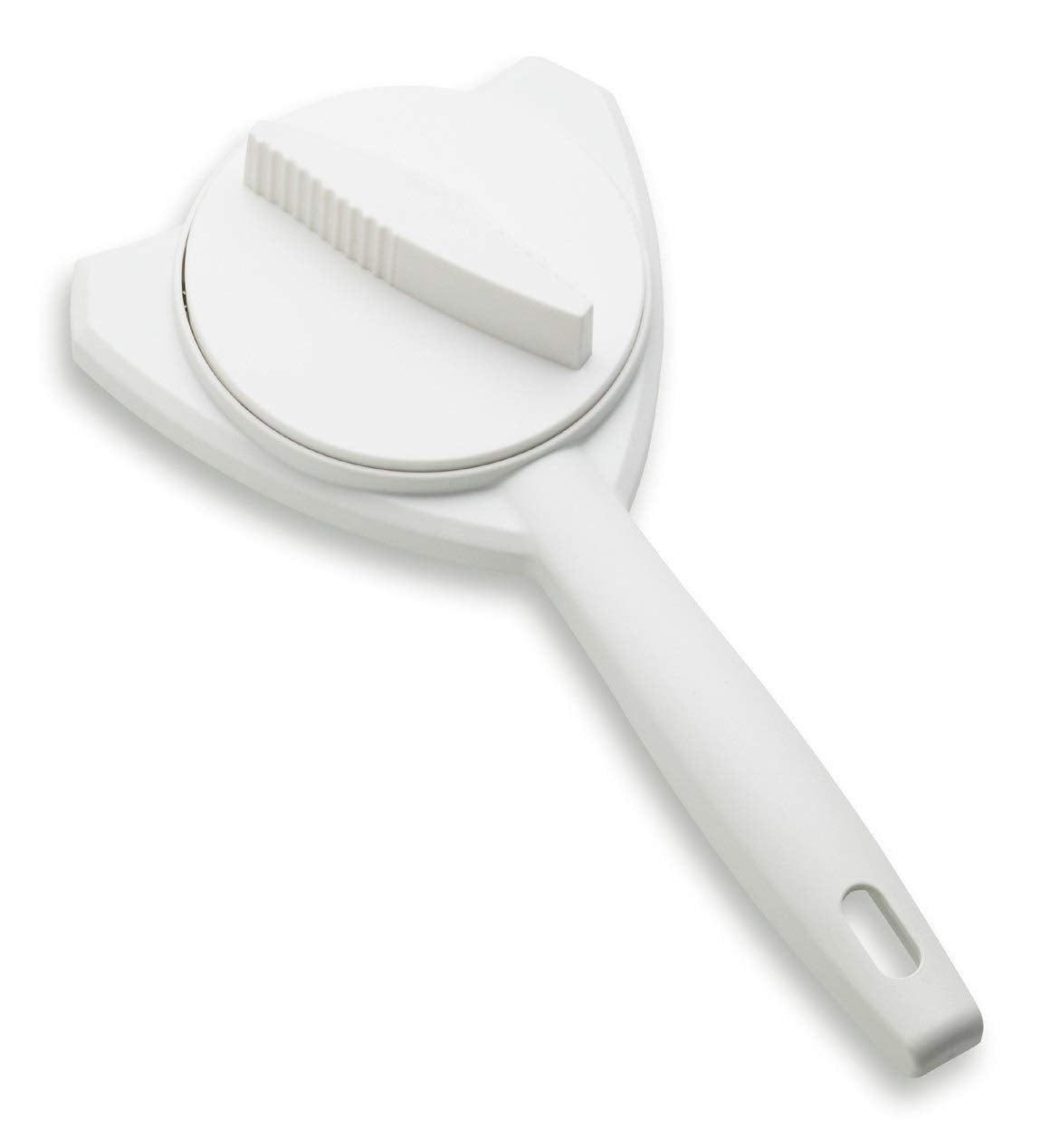 Kuhn Rikon Strain-Free Gripper Opener grips jar lids securely for easier opening