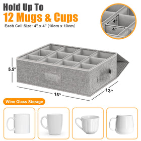 Kukikan 24-cup capacity with insert dividers for flexible arrangement
