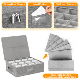 Kukikan label holder helps identify contents quickly for packing