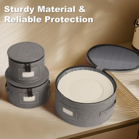 Kukikan stackable china containers maximize pantry space.
