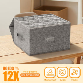 Kukikan stackable design with label holder for easy content identification during storage