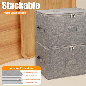 Kukikan stemware container interior view demonstrates soft cradle for fragile glassware