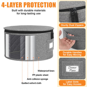 Kukikan sturdy handles and label slots ease carrying and identification.