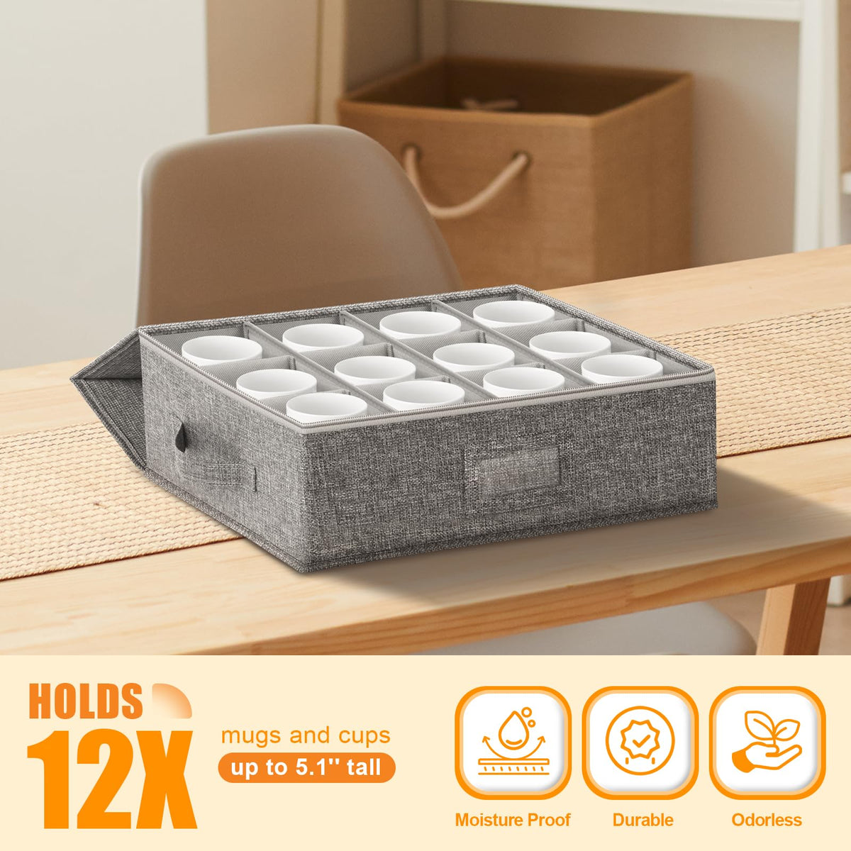 Kukikan reinforced handles make carrying easy and secure