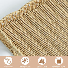 KUMET tray for coffee table snacks keeps items accessible and organized