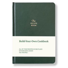 Kunitsa Co. recipe notebook with spillproof hardcover for easy kitchen writing.