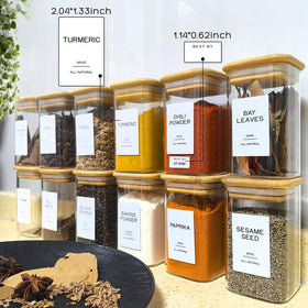 Kuocodall 201-label pack enables easy labeling and dating of spices.