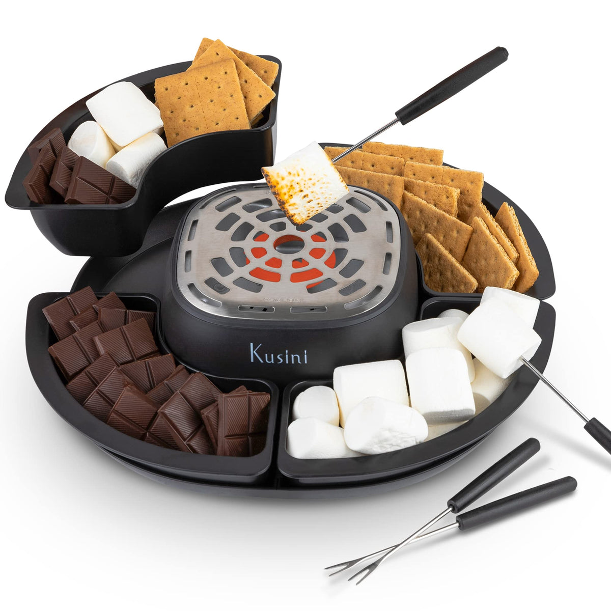 Kusini S'mores Maker on table for cozy indoor gatherings