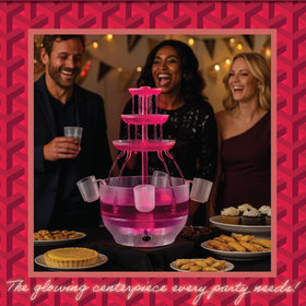 Kusini wedding birthday drink tower demonstrates stylish party drink service.