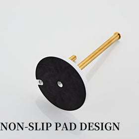 KUUBTH brushed gold compatible with standard and jumbo rolls for versatility